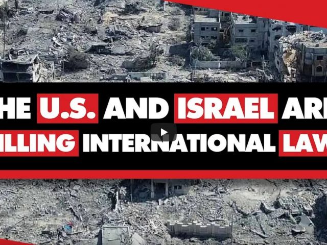 In Gaza, the US and Israel are killing international law