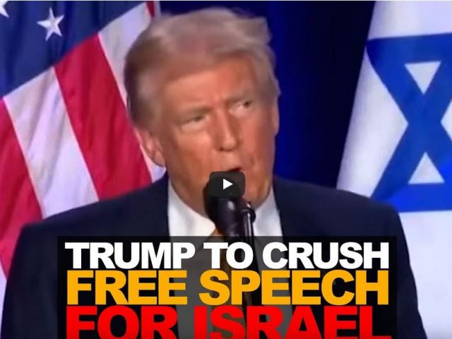 Trump promises to attack First Amendment for Israel