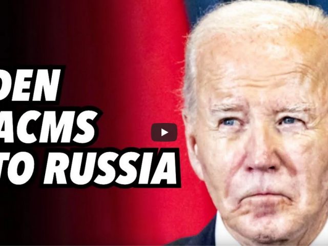 BIDEN lame duck, approves ATACMS strikes into Russia