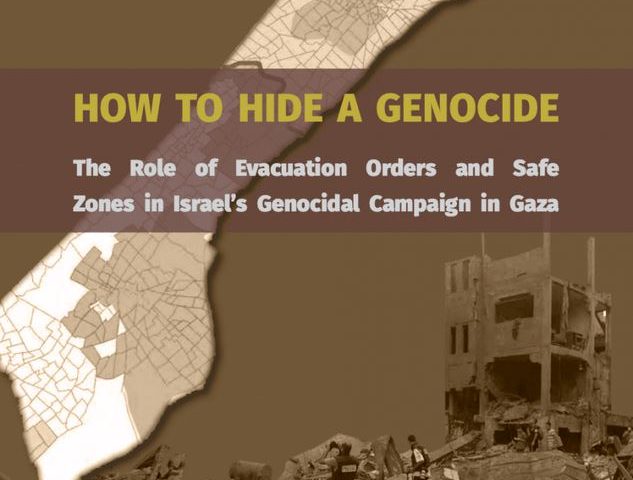 Al-Haq Publishes New Report, ‘How to Hide a Genocide: The Role of Evacuation Orders and Safe Zones in Israel’s Genocidal Campaign in Gaza’