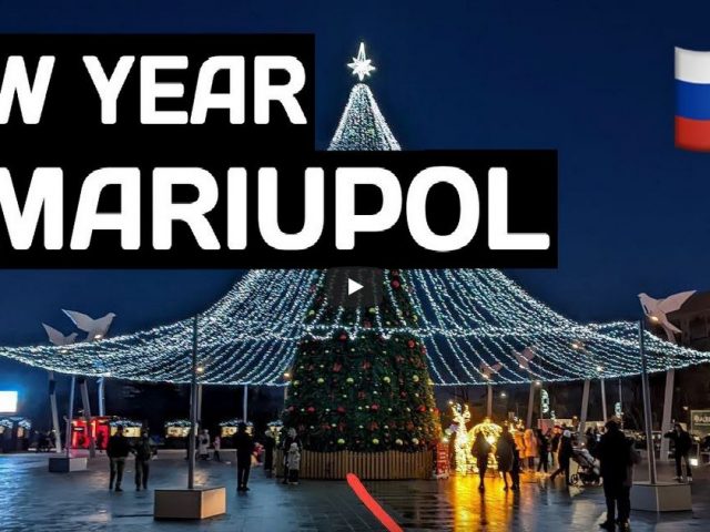 NEW 2025 YEAR IN MARIUPOL, RUSSIA